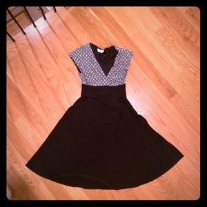 London Times Black Dress